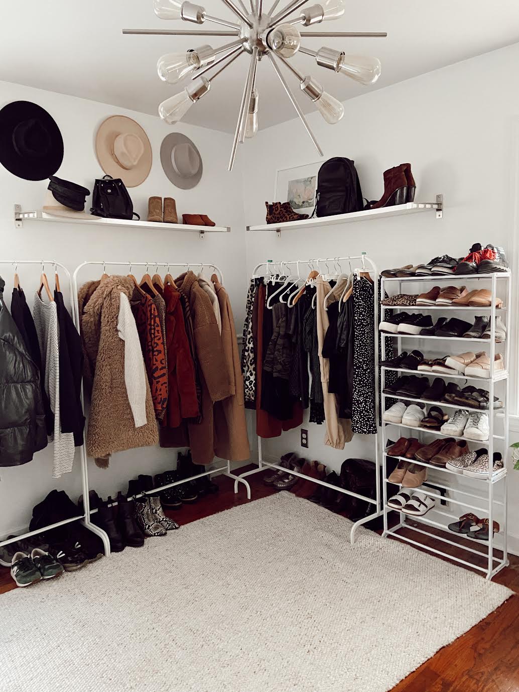 garment rack storage